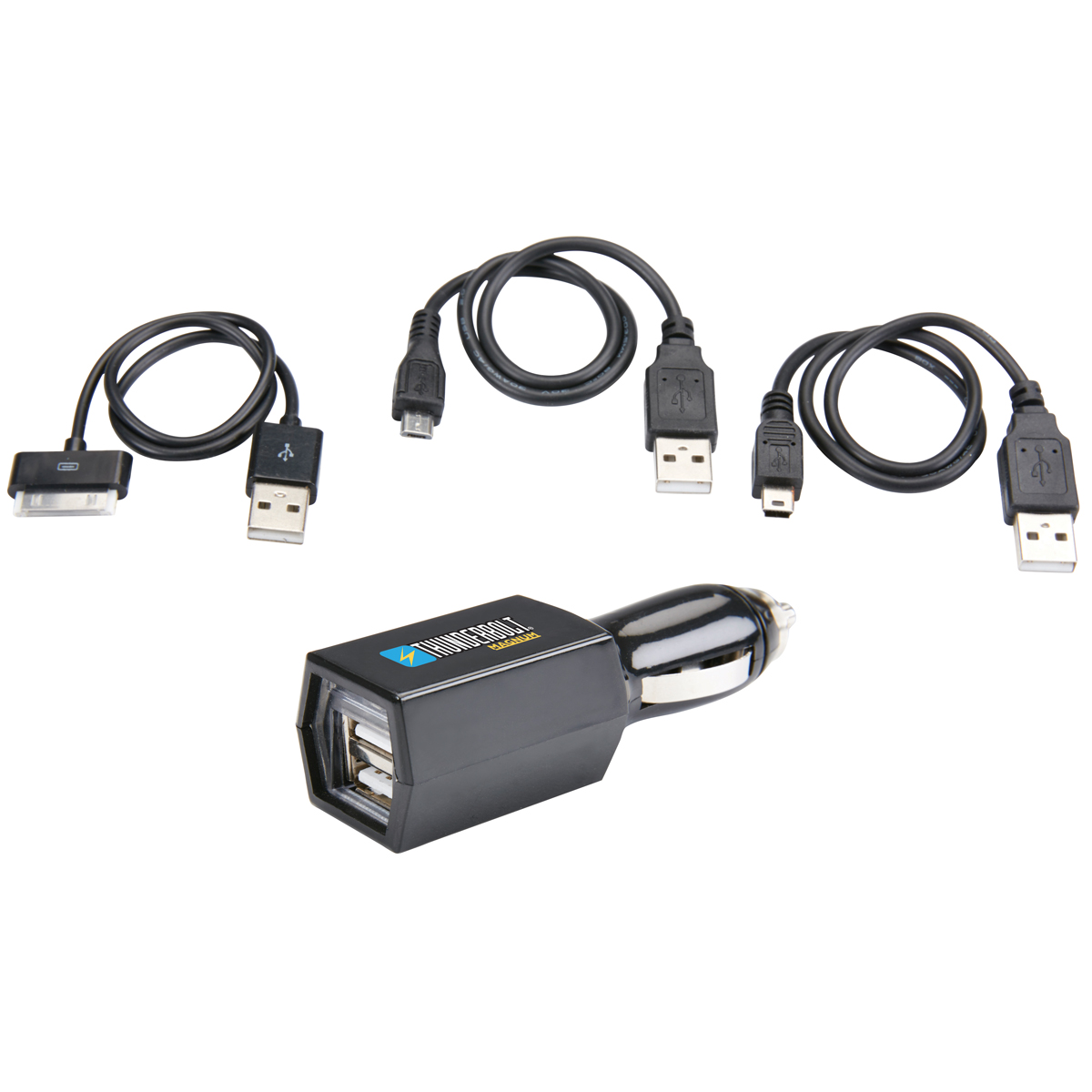 THUNDERBOLT Universal USB Car Adapter - Item 63011 / 61546