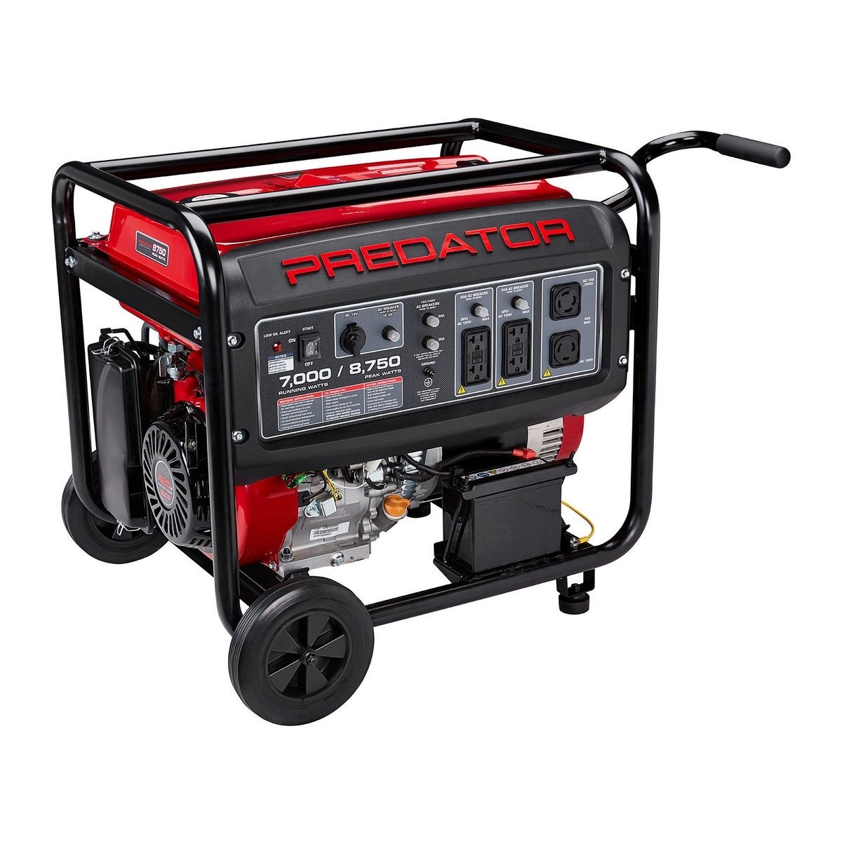 PREDATOR 8750 Watt Max Starting Gas Powered Generator - EPA III – Item 63086 / 63085/ 66604 / 68530 / 69671 / 56171