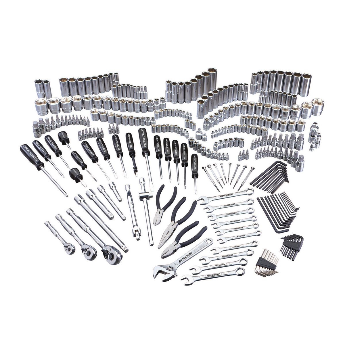 PITTSBURGH® 301 Pc Mechanic's Tool Set - Item 63464 / 45951 / 69312 / 63457