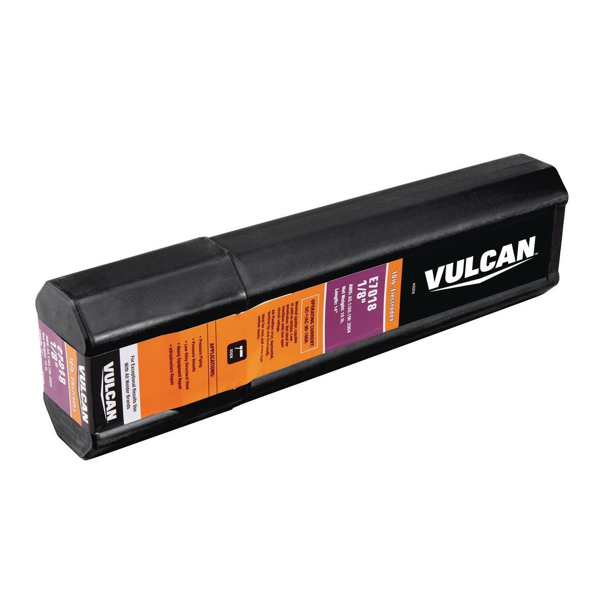 VULCAN 1/8 in. AWS E7018 Welding Electrode 10.00 lb. - Item 63504