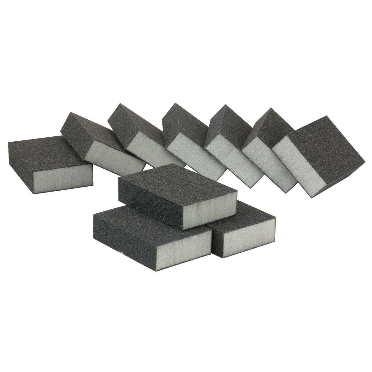 WARRIOR Aluminum Oxide Sanding Sponges - Coarse Grade 10 Pk. - Item 63918 / 46751