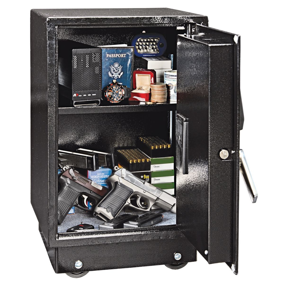 UNION SAFE COMPANY 1.51 cu. ft. Electronic Lock Gun Floor Safe - Item 64009 / 64010