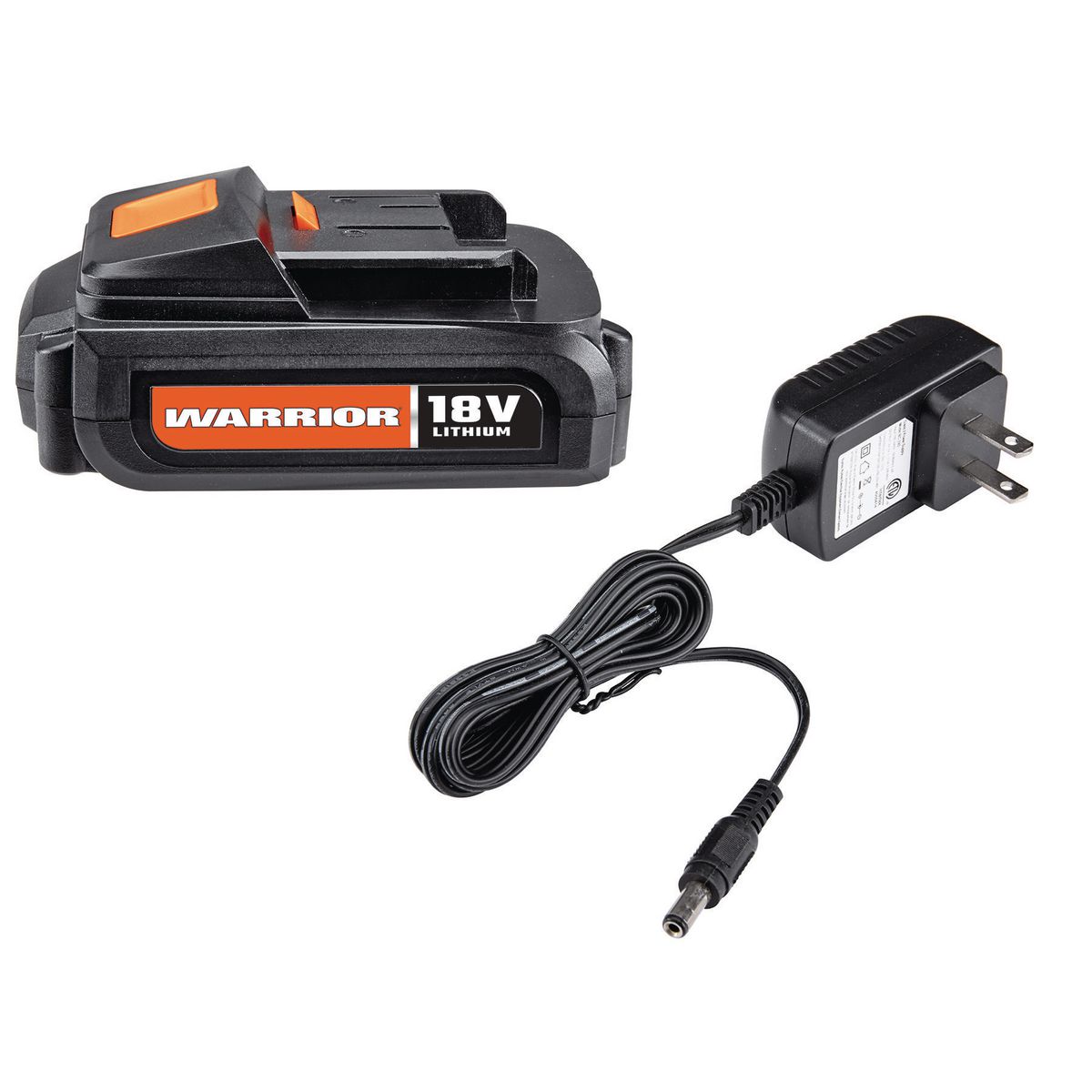WARRIOR 18V Lithium Battery with Charger - Item 64256