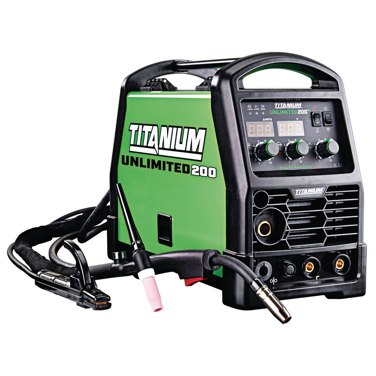 TITANIUM™ Unlimited 200™ Professional Multiprocess Welder With 120/240 Volt Input - Item 64806