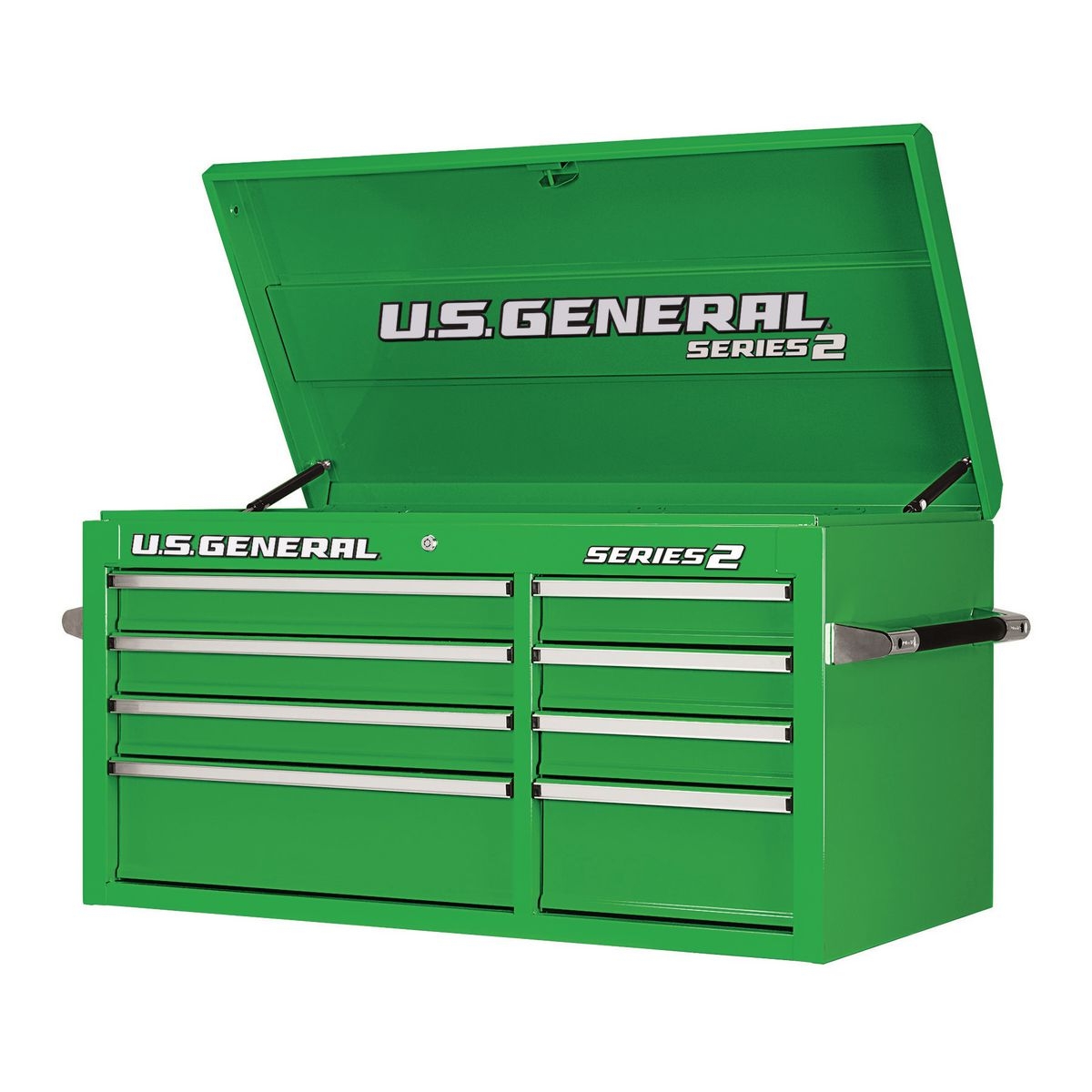 U.S. GENERAL 44 in. Double Bank Green Top Chest - Item 64957