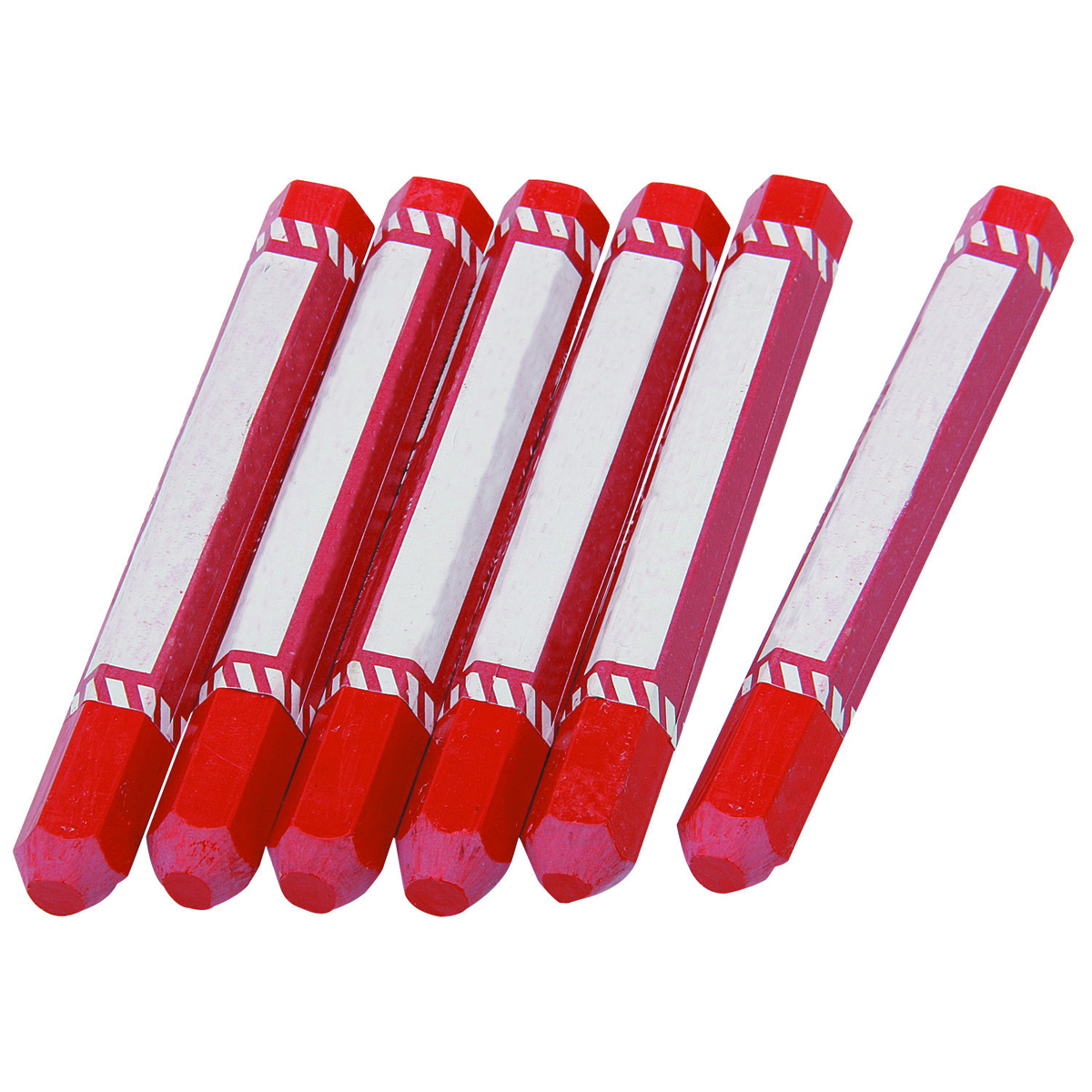 PITTSBURGH Red Marking Crayons 6 Pc. - Item 65198