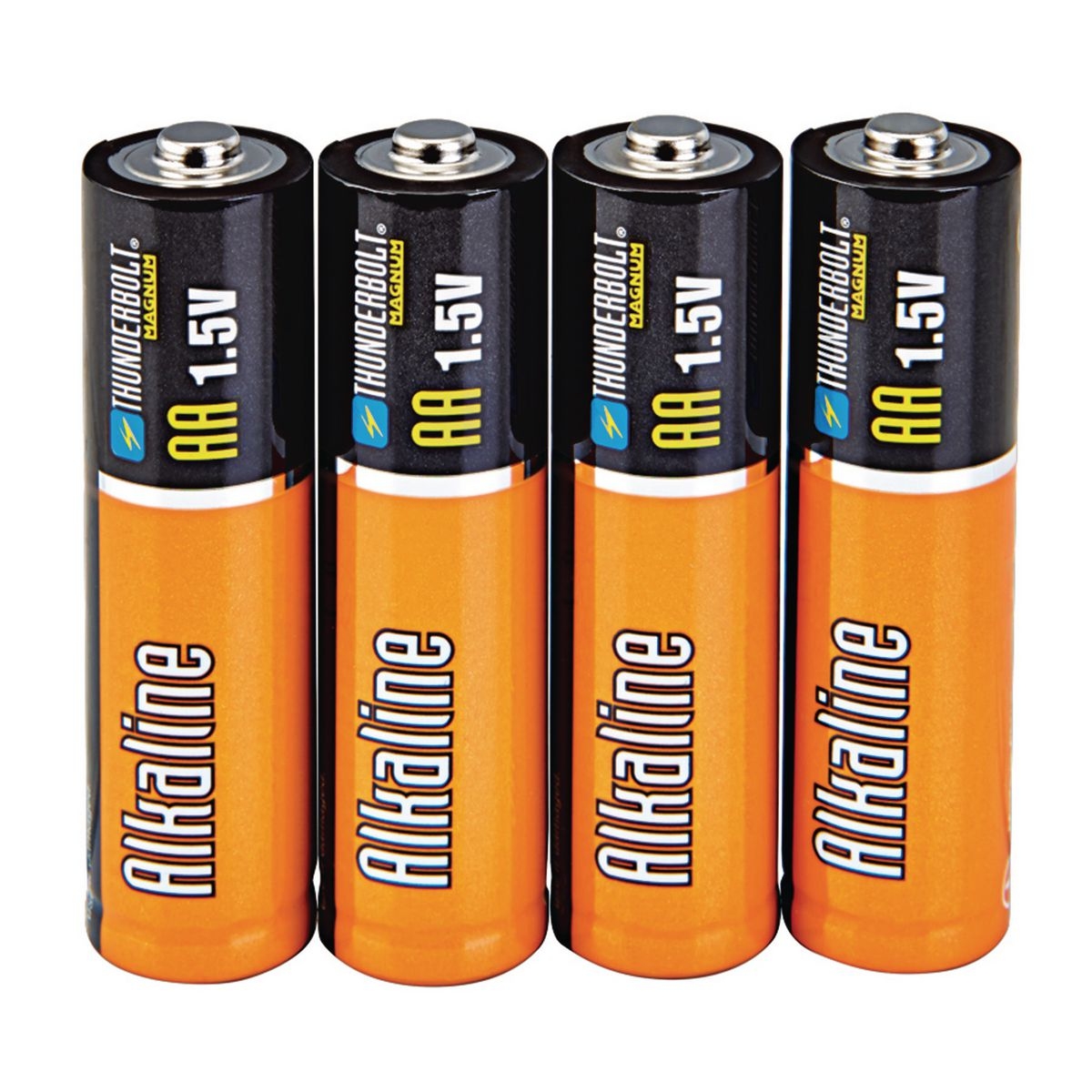 THUNDERBOLT AA Alkaline Batteries 4 Pk. - Item 67485