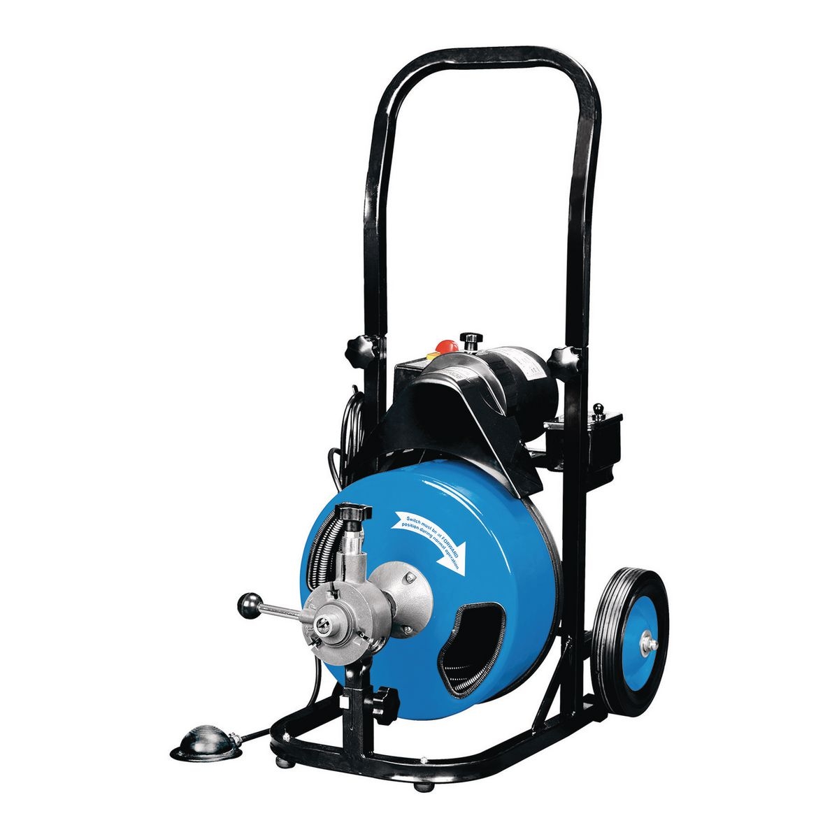 PACIFIC HYDROSTAR 50 Ft. Commercial Power-Feed Drain Cleaner with GFCI - Item 68284 / 61857