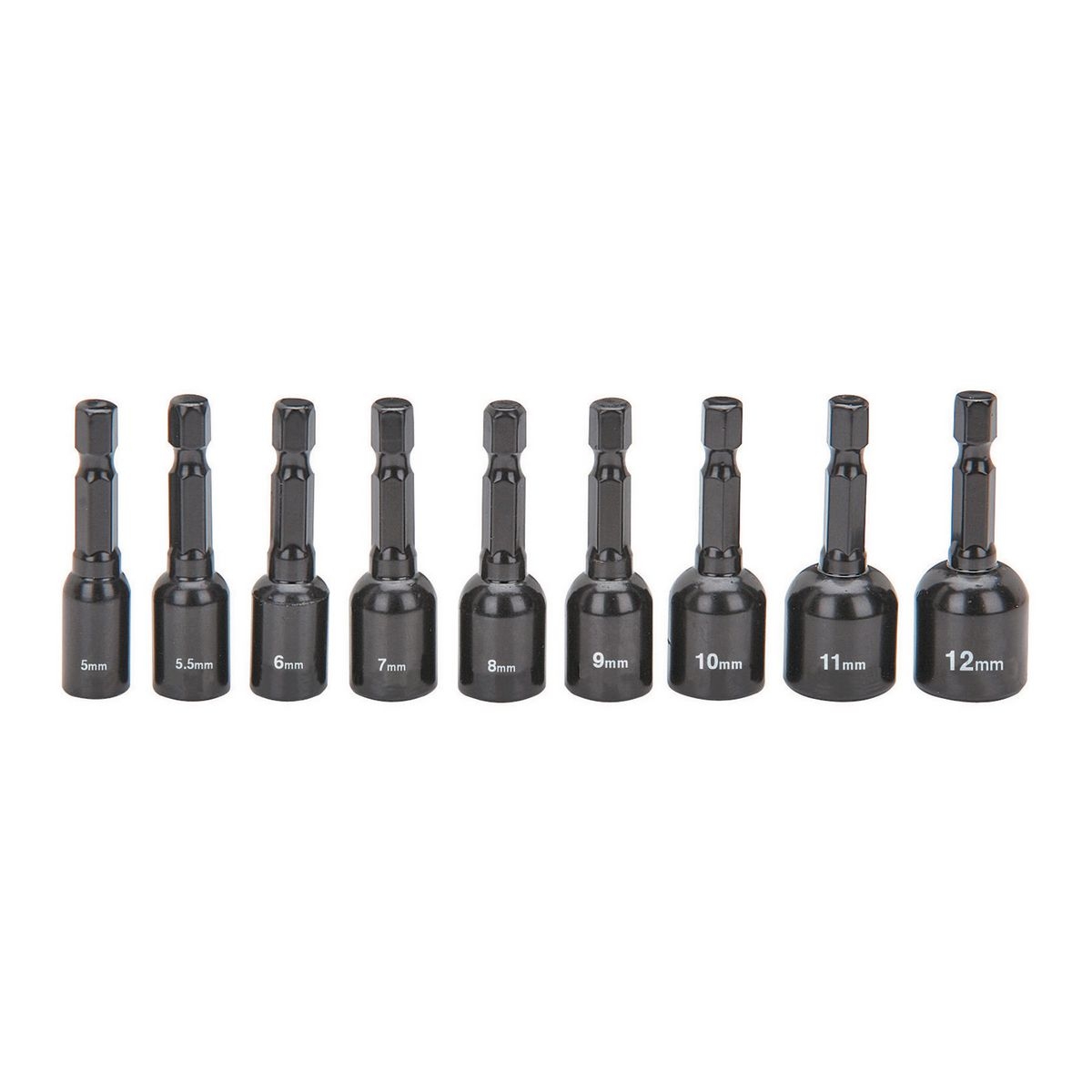 WARRIOR Metric Quick Release Magnetic Nutsetter Set 9 Pc. - Item 68519 / 60384