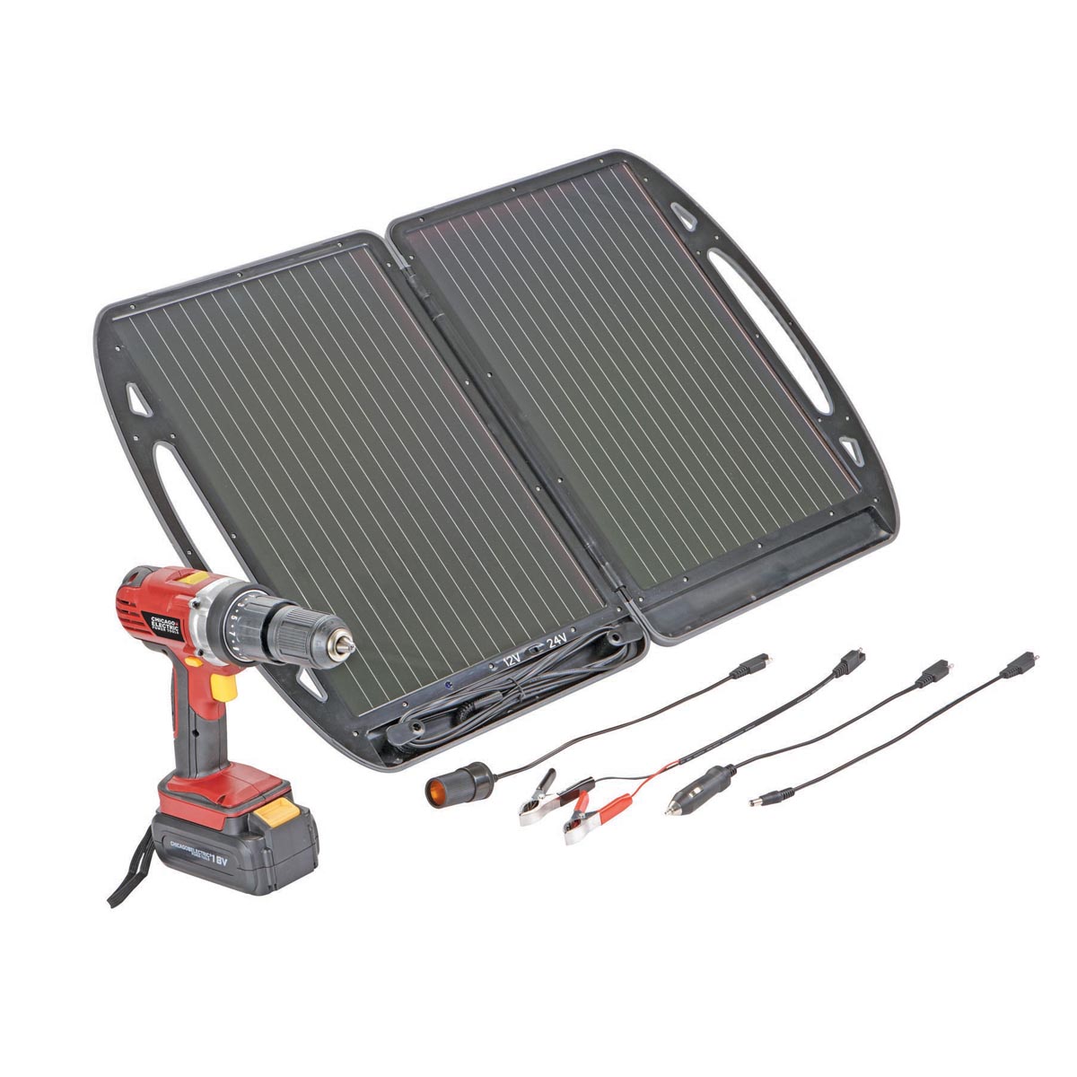 THUNDERBOLT 13 Watt Briefcase Solar Charger - Item 68750 / 95000