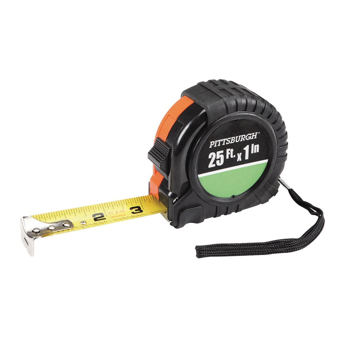 PITTSBURGH 25 ft. x 1 in. QuikFind Tape Measure with ABS Casing - Item 69030 / 47737 / 69031 / 69080