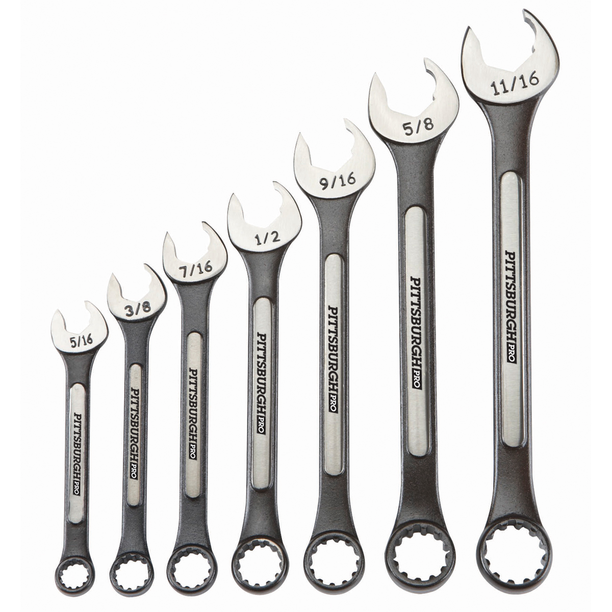PITTSBURGH SAE Universal Combination Wrench Set 7 Pc. - Item 69330