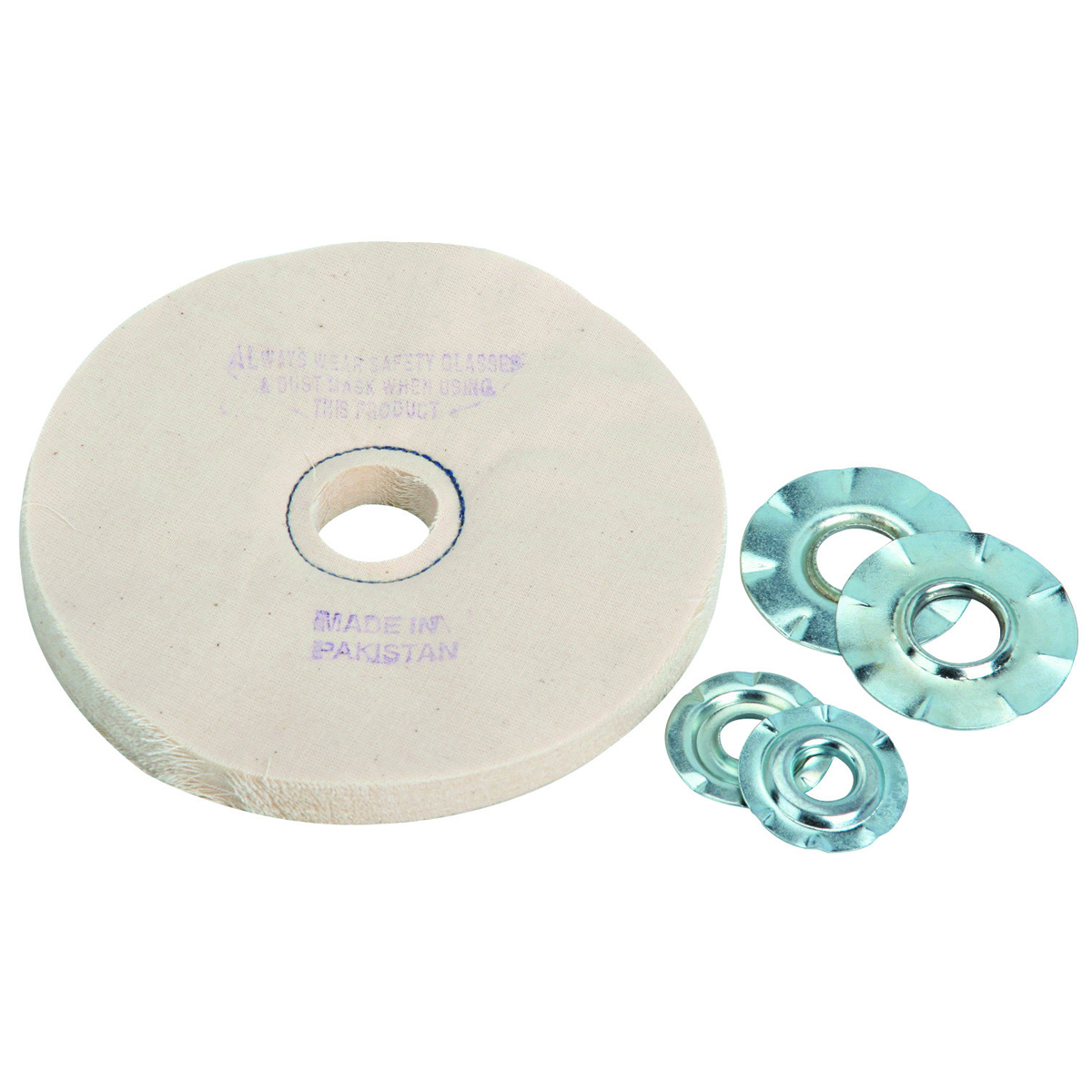 WARRIOR 6 in. Loose Cotton Buffing Wheel - Item 69699 / 39401