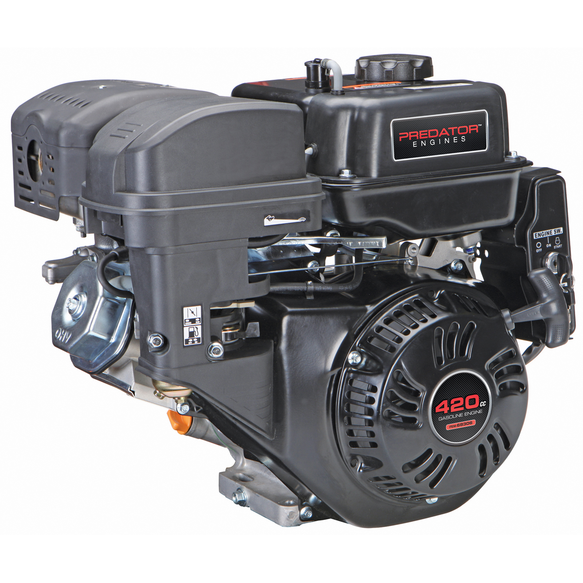 PREDATOR 13 HP (420cc) OHV Horizontal Shaft Gas Engine - EPA/CARB – Item 69736