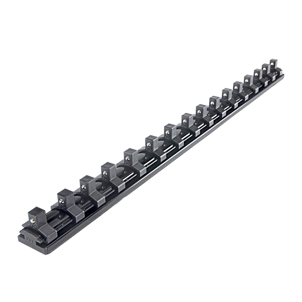 U.S. GENERAL 1/4 in. Magnetic Socket Rail - Black - Item 70020