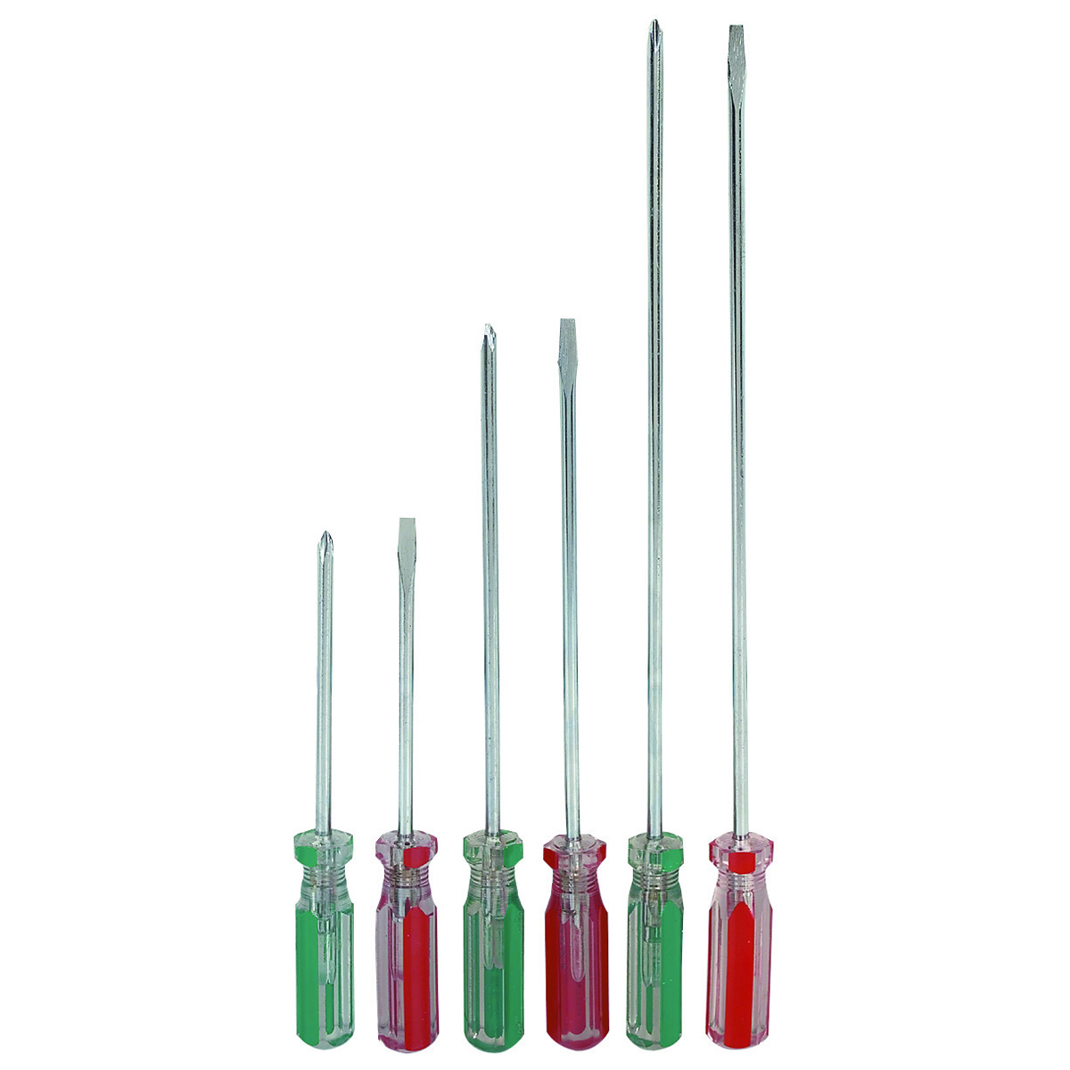 PITTSBURGH 3 In. 5 In. 8 In. Screwdriver Set 6 Pc. - Item 92193