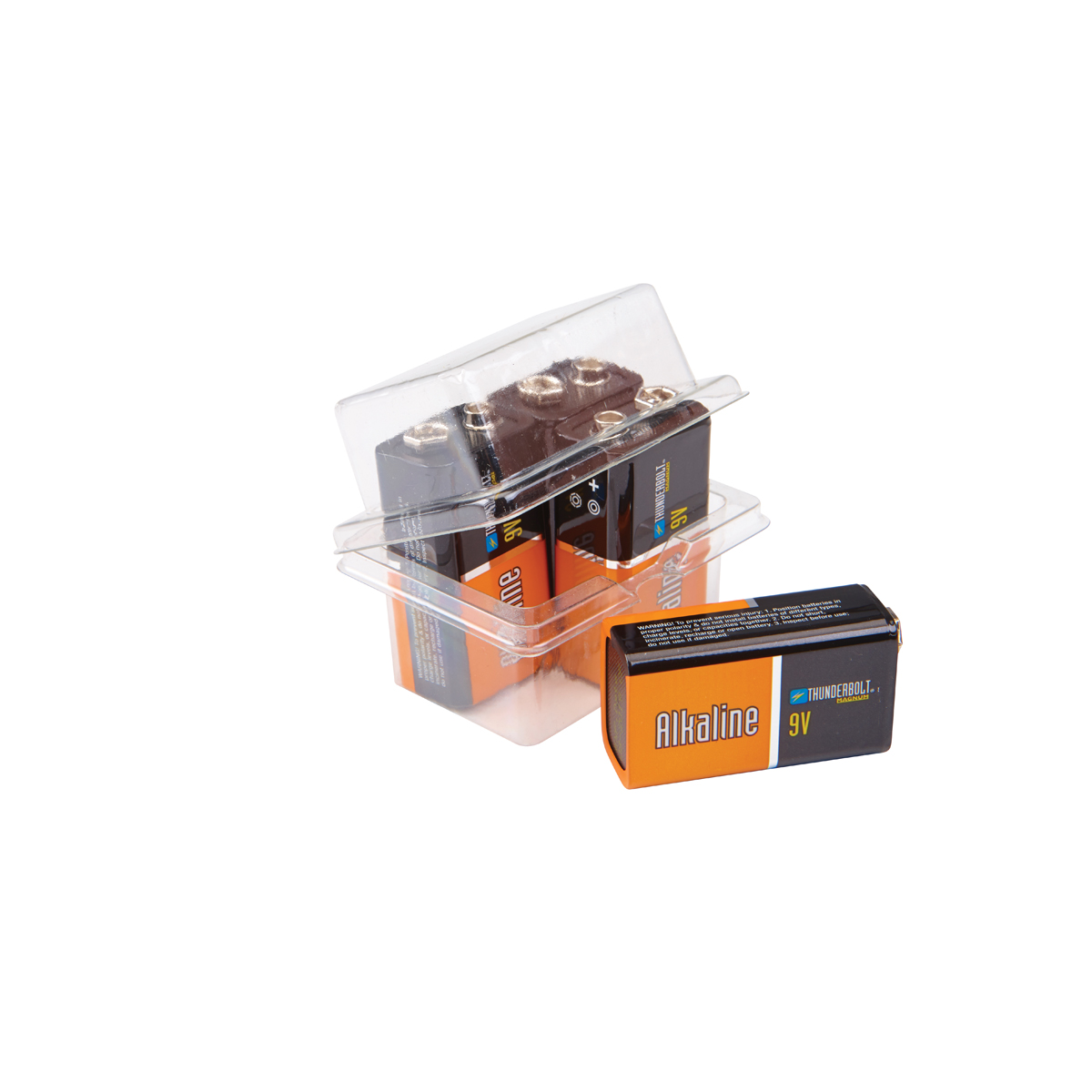 THUNDERBOLT 9V Alkaline Batteries - 4 Pk. – Item 92408
