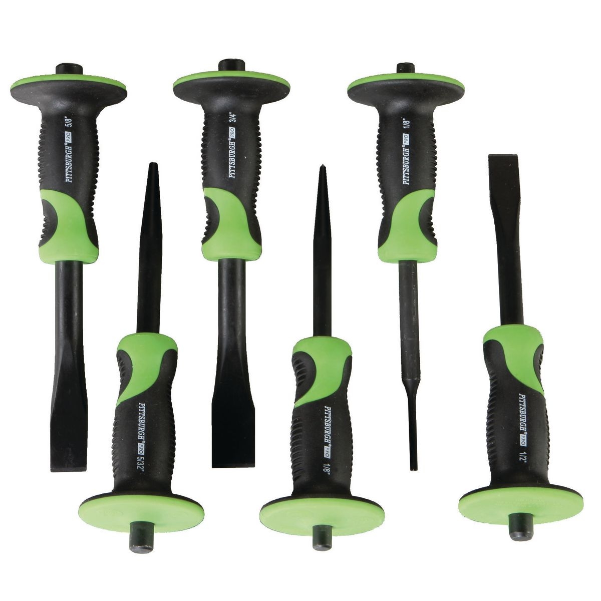 PITTSBURGH Punch and Chisel Set 6 Pc. - Item 94389 / 56591
