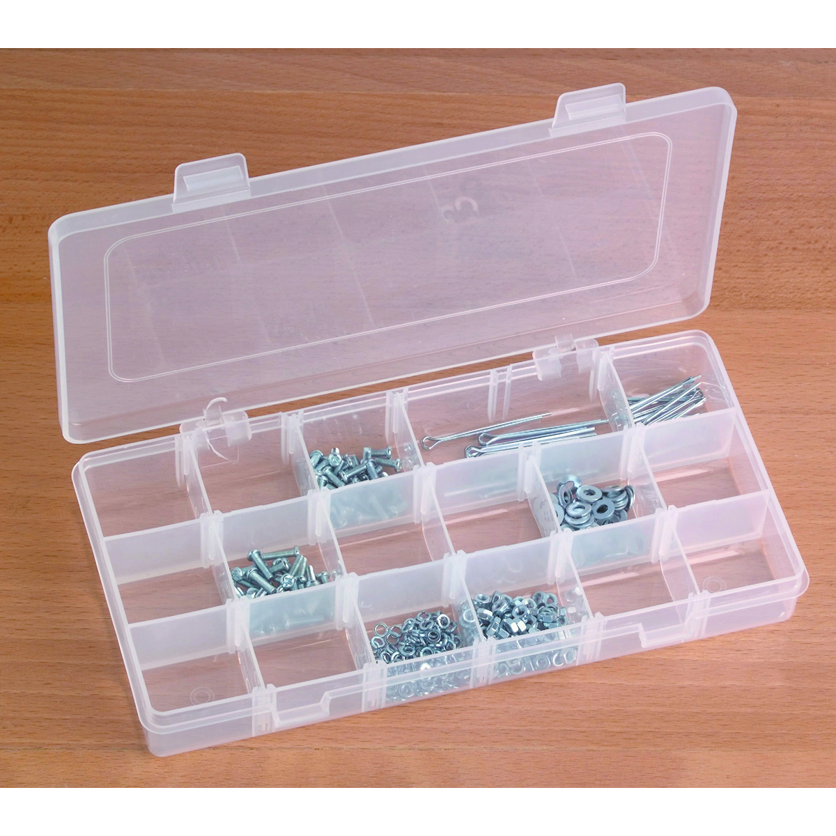 STOREHOUSE 18 Compartment Small Storage Container - Item 94456