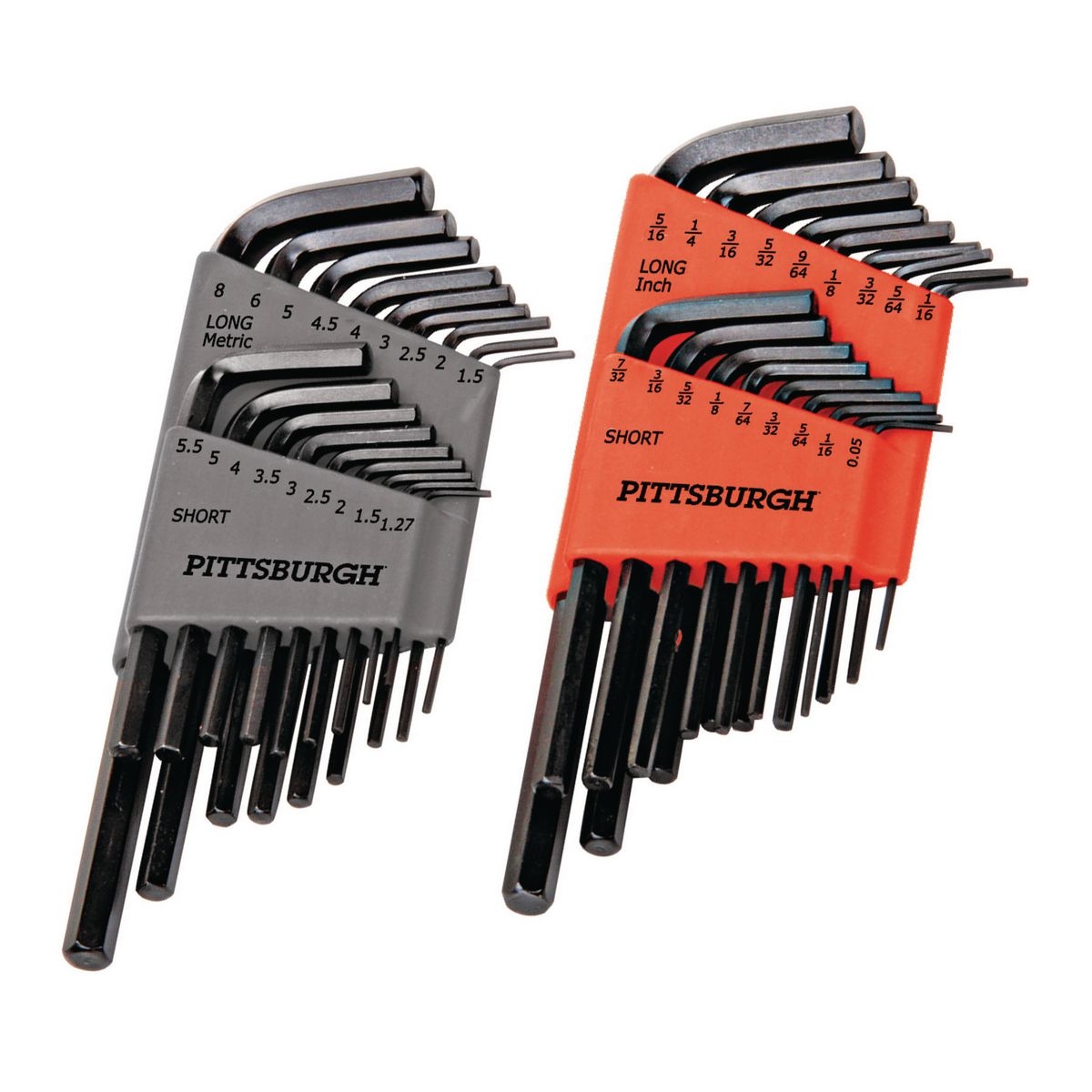 PITTSBURGH SAE & Metric Long Reach Hex Key Set 36 Pc. - Item 94725 / 62171