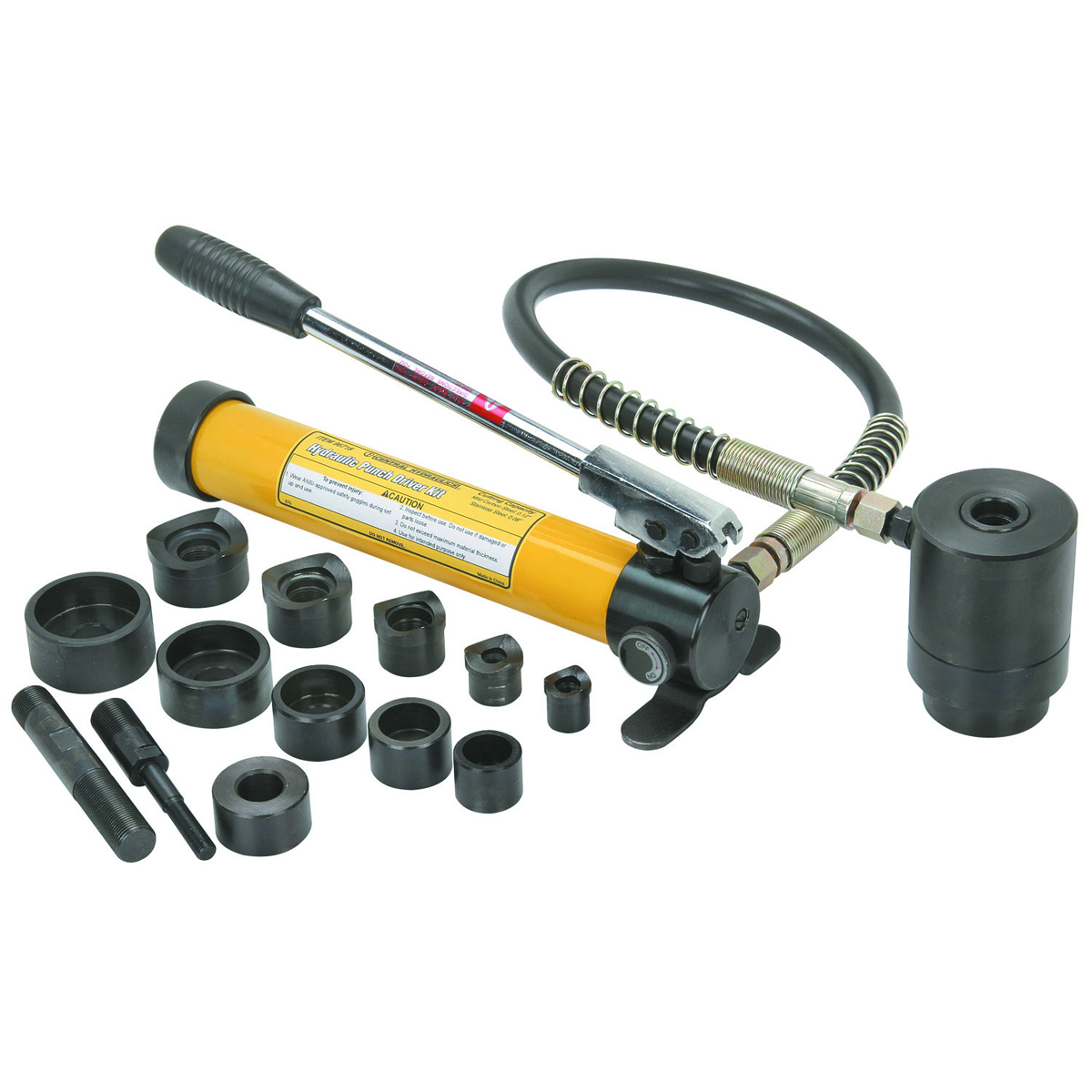 PITTSBURGH AUTOMOTIVE 14 Piece Hydraulic Punch Driver Kit - Item 96718 / 56411