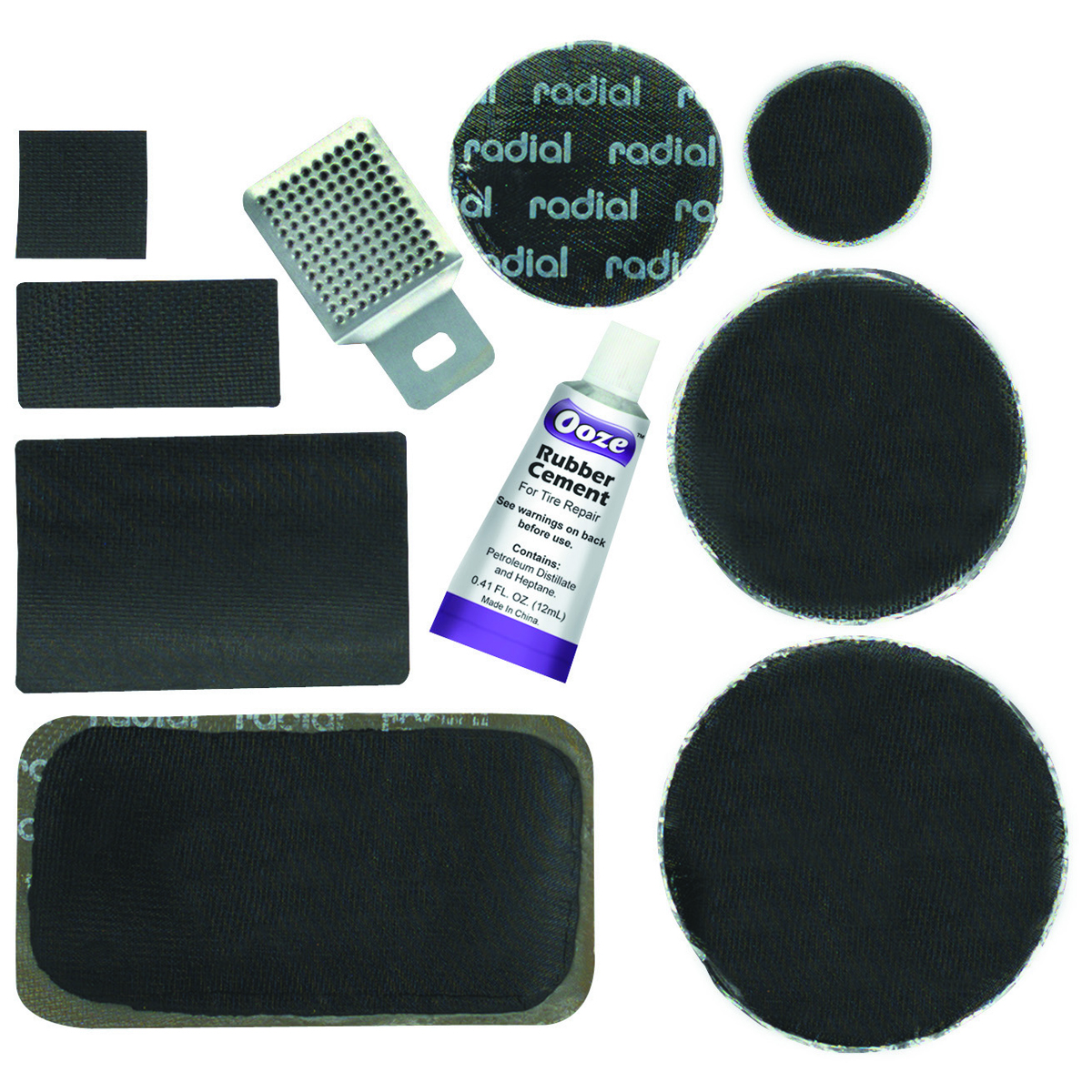 PITTSBURGH AUTOMOTIVE Radial Tire Patch Kit 60 Pc - Item 97215