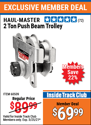 I Beam Trolley Harbor Freight - The Best Picture Of Beam