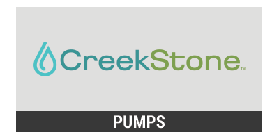Creekstone - pump