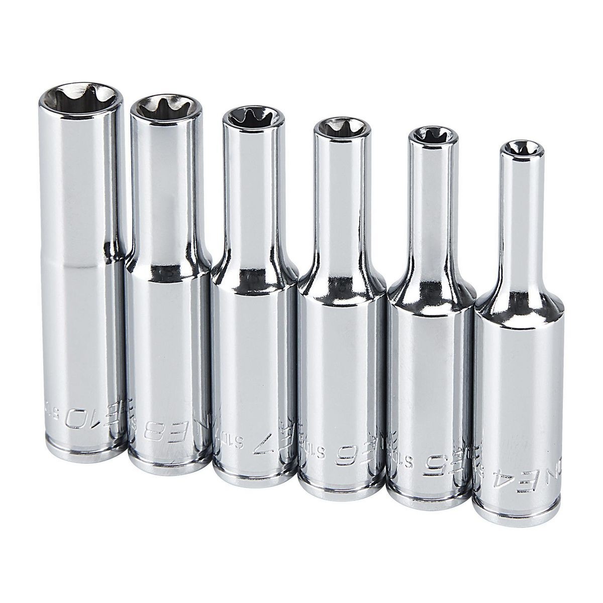 1/4 in. and 3/8 in. Drive SAE Professional Ball Hex Socket Set, 8