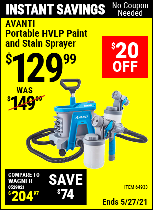 sprayer hvlp coupons harbor expired valid harborfreight