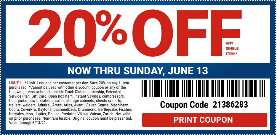 Father S Day Off Select Items Harbor Freight Coupons