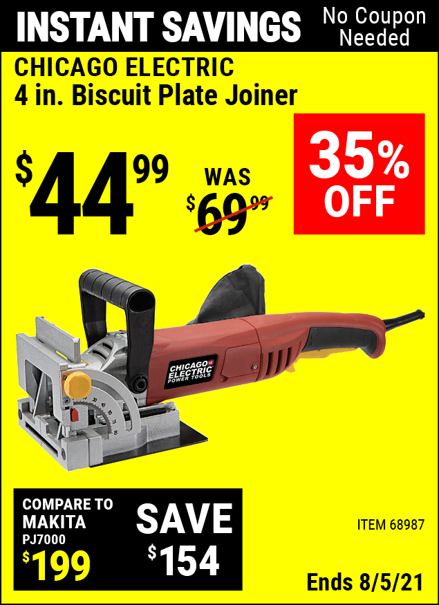 Harbor Freight 4 Inch Biscuit Joiner, Unbox, Review