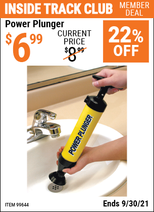 Power Plunger for $6.99 – Harbor Freight Coupons