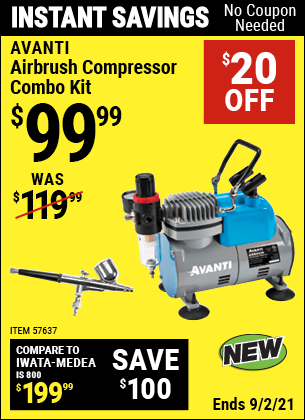 Airbrush Compressor Combo Kit
