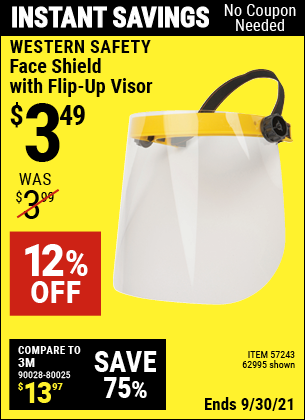 harbor freight face shield with flip up visor