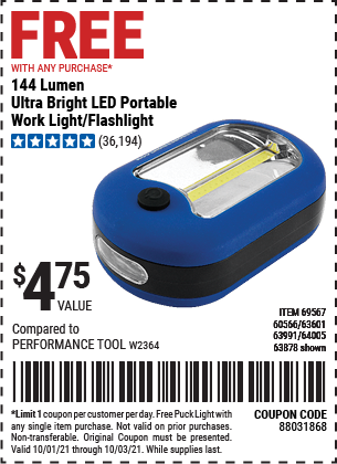 Portable Work Lights - Harbor Freight Tools