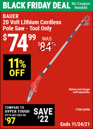 20v Hypermax™ Lithium Cordless Pole 