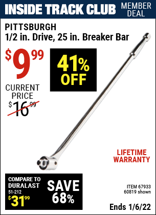 1 inch drive breaker deals bar harbor freight