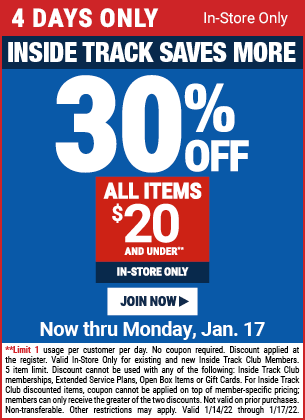 COUPON: 30% Off Items $10 and Under THRU Sunday, 7/17 – Harbor Freight ...