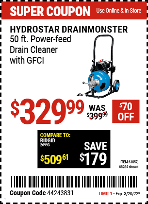 SUPER Coupons Now Thru Sunday, 3/20 – Harbor Freight Coupons