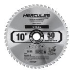 HERCULES 10 in. - 50T Steel Cutting Circular Saw Blade - Item 57981