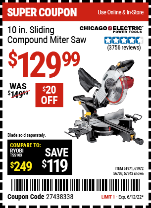 Sliding Compound Miter Saw 