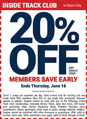 ITC Early Fathers Day 20% Off