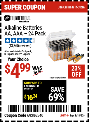 AA Alkaline Batteries