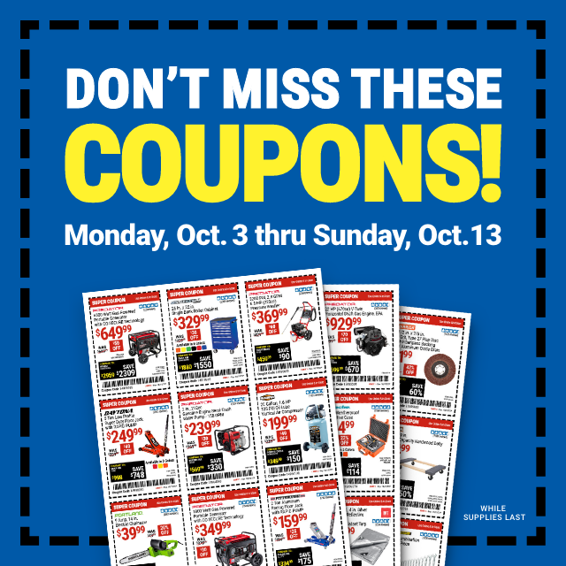 More Coupon 10/03 10/13/2022 Harbor Freight Coupons