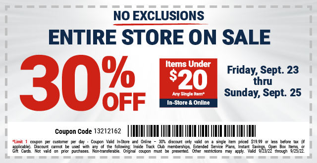 30% off Entire store