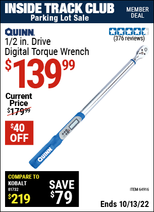 Harbor freight deals digital torque wrench