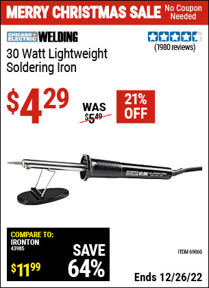 Harbor freight store soldering kit