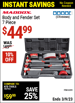 Harbor Freight Body Tools
