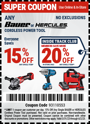 ON SALE - Power Tool Deals and Promotions